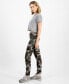 Juniors' Vintage Camo High-Rise Skinny Jeans