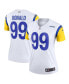 Women's Aaron Donald White Los Angeles Rams Legend Jersey