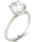 ფოტო #1 პროდუქტის Moissanite Solitaire Ring (1 ct. t.w. DEW) in 14k White Gold