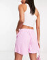 Only elasticated waist boxer shorts in bubblegum pink