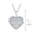 Фото #3 товара Filigree Flower Aromatherapy Essential Oil Perfume Diffuser Keepsake Photo Heart Shape Locket Pendant Necklace For Women Sterling Silver