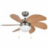 Ceiling Fan with Light Orbegozo CP 15075 N 50 W Wood