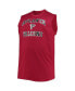 Фото #3 товара Men's Red Atlanta Falcons Big and Tall Muscle Tank Top