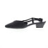 Фото #3 товара Gabor 8-5633-67 Womens Black Leather Slip On Strap Flats Shoes 36