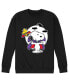 Men's Peanuts Snoopy Vampire Fleece T-shirt Черный, XLARGE - фото #1