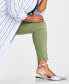 Фото #3 товара Plus Size Ponté Skinny Leggings, Regular and Short Lengths, Created for Macy's