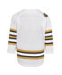 ფოტო #3 პროდუქტის Big Boys White Boston Bruins 100th Anniversary Premier Jersey
