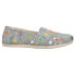 Фото #1 товара TOMS Alpargata Graphic Slip On Womens Grey Flats Casual 10017284T