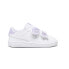 Фото #1 товара Puma Smash 3.0 Butterfly Slip On Toddler Girls White Sneakers Casual Shoes 3948