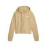 Фото #1 товара Puma Essentials Elevated Cropped Pullover Hoodie Womens Beige Casual Outerwear 6