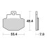 Фото #2 товара SBS P166-MS Sintered Brake Pads