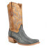 Corral Boots Ostrich Leg Embroidery Narrow Square Toe Cowboy Mens Blue Casual B 9.5 - фото #2