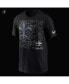 Фото #2 товара Men's Black New Orleans Saints RFLCTV T-shirt