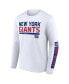 Men's Royal, White New York Giants Two-Pack 2023 Schedule T-shirt Combo Set