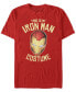 Фото #1 товара Marvel Men's Avengers Iron Man Halloween Costume Short Sleeve T-Shirt
