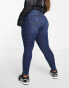 Фото #4 товара Vero Moda Curve skinny jean in dark blue