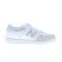 Фото #1 товара New Balance 480 BB480LKA Mens White Suede Lace Up Lifestyle Sneakers Shoes