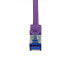 Фото #7 товара LogiLink Patchkabel Ultraflex Cat.6a S/Ftp violett 1 m - Cable - Network
