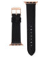 Фото #5 товара Ремешок для часов Anne Klein 42/44/45mm в черной раскладке Apple Peel с адаптерами из розового золота