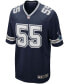 Фото #2 товара Men's Leighton Vander Esch Navy Dallas Cowboys Team Game Jersey