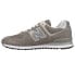 Фото #3 товара New Balance 574 Lace Up Mens Grey Sneakers Casual Shoes ML574EVG