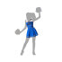 Фото #4 товара Маскарадные костюмы для взрослых Синий Девушка из группы поддержки