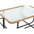 Кофейный столик DKD Home Decor Стеклянный Металл (90 x 60 x 46 cm)