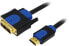 Фото #2 товара LogiLink CHB3105 - 5 m - HDMI - DVI-D - Gold - Black - Blue - Male/Male