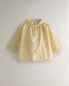 Children’s floral shirt Желтый, 0-1 месяц - фото #4