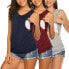 Ccc_wine Red and Navy Blue and Striped Grey 3 Pieces