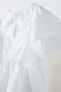 Фото #5 товара Рубашка из рельефной ткани с цветочной вышивкой ZARA