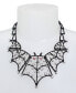 Фото #3 товара Faux Stone Bat Statement Bib Necklace