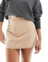 Фото #4 товара ASOS DESIGN Petite tailored mini skirt in tan