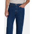 George Relaxed Fit Jeans Men's 36X32 Blue 100% Cotton Pull-On 5 Pockets Solid