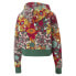 Фото #3 товара Puma Liberty X Floral Cropped Pullover Hoodie Womens Green Casual Outerwear 5398