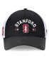 ფოტო #3 პროდუქტის Men's Black/White Stanford Cardinal Free Kick Trucker Adjustable Hat