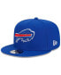 Men's and Women's Royal Buffalo Bills The NFL ASL Collection by Love Sign Side Patch 9FIFTY Snapback Hat
