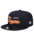 ფოტო #2 პროდუქტის Men's Navy Auburn Tigers Team Script 9FIFTY Snapback Hat