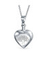ფოტო #1 პროდუქტის Family Tree Of Life Heart Pendant Memorial Cremation Urn Necklace For Ashes Women Teens .925 Sterling Silver Customizable