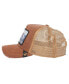 Фото #4 товара Men's Brown Trucker Adjustable Hat