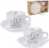 Фото #1 товара Orion Filiżanka do kawy, espresso, porcelanowa, biała, 90 ml, 2 sztuki