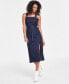 Фото #1 товара Women's Belted Midi Dress, Created for Macy's