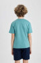 Erkek Çocuk T-shirt C1937a8/gn1226 Lt.green