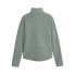 Puma Seasons Fleece Full Zip Jacket Womens Green Casual Athletic Outerwear 52258