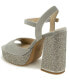 Фото #6 товара Women's Dolly Crystal Platform Sandals