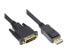 Фото #1 товара Good Connections DP-DVI1 - 1 m - DisplayPort - DVI-D - Male - Male - Straight