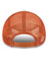 ფოტო #2 პროდუქტის Men's White/Texas Orange Texas Longhorns Court Sport Foam A-Frame 9FORTY Adjustable Trucker Hat