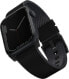 Фото #1 товара Аксессуары для умных часов и браслетов Uniq Pasek UNIQ Straden Apple Watch 4/5/6/7/SE 44/45мм Кожаный гибридный ремешок черный Apple Watch 42/44/45мм