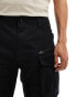 G-star rovic relaxed cargo shorts in black