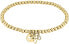 Fashion gilded beaded bracelet with pendants TJ-0011-B-17